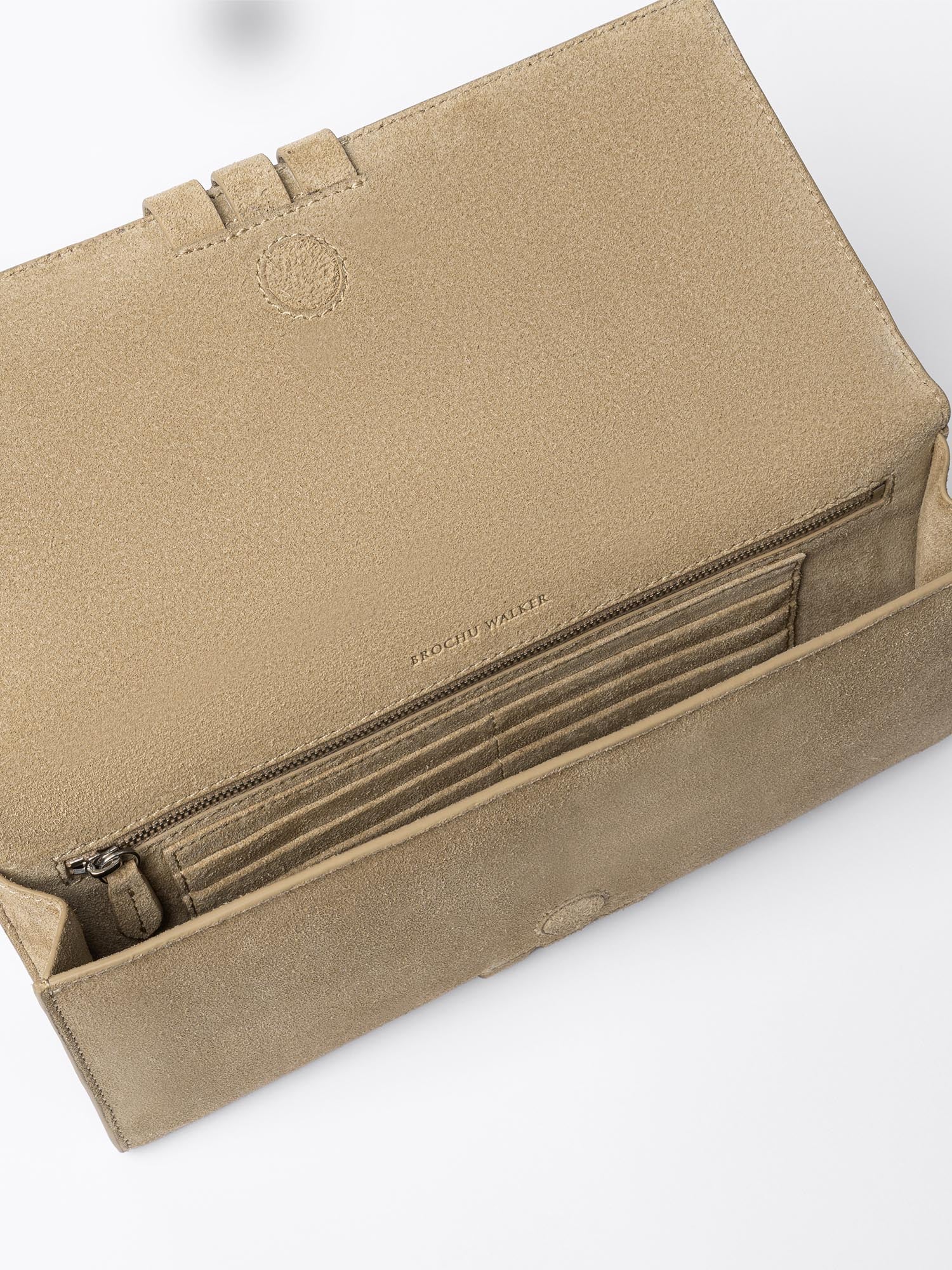 The Bridle Suede Pochette Clutch