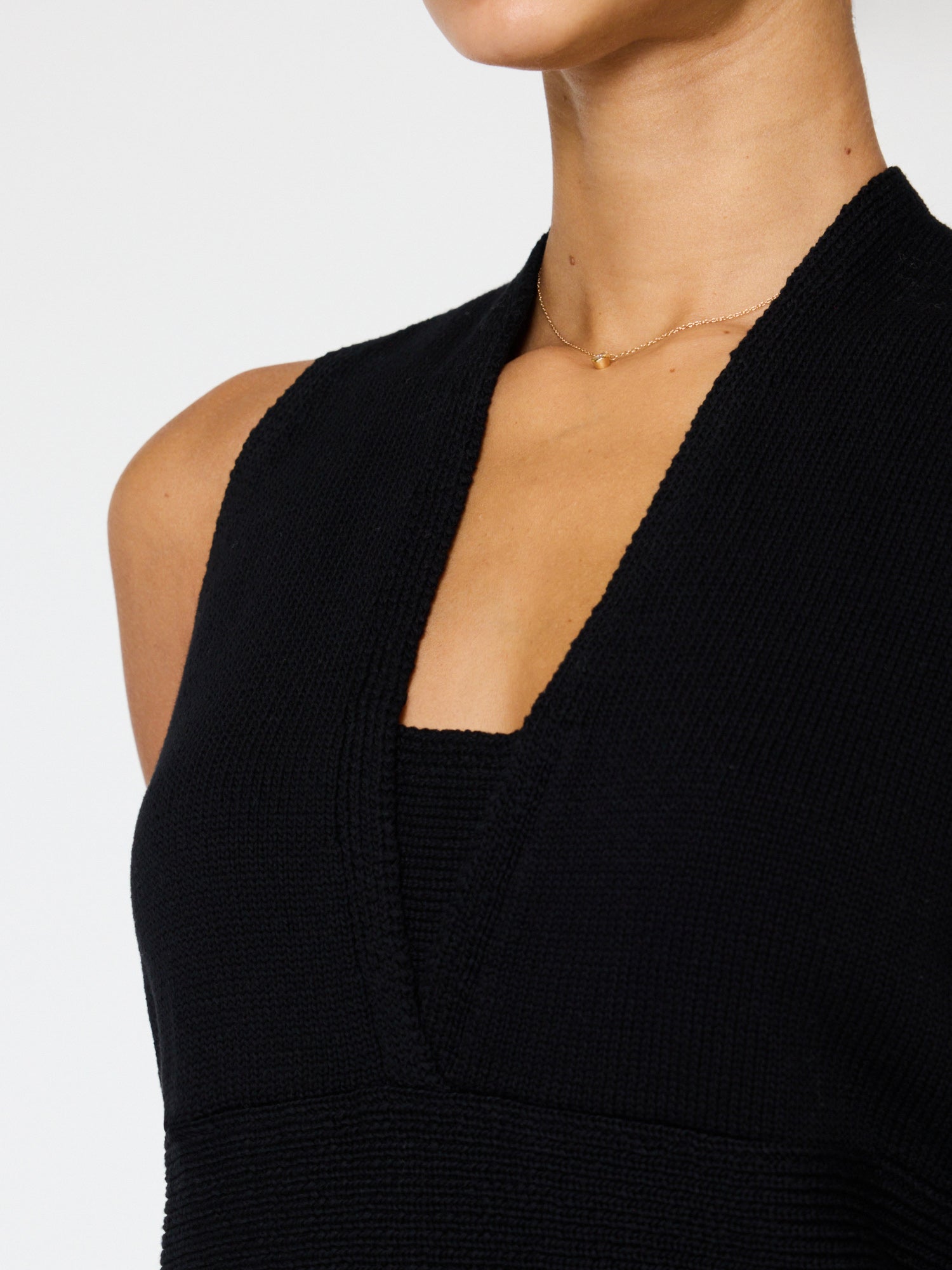 Women's Ramona Halter Top in Black Onyx | Brochu Walker
