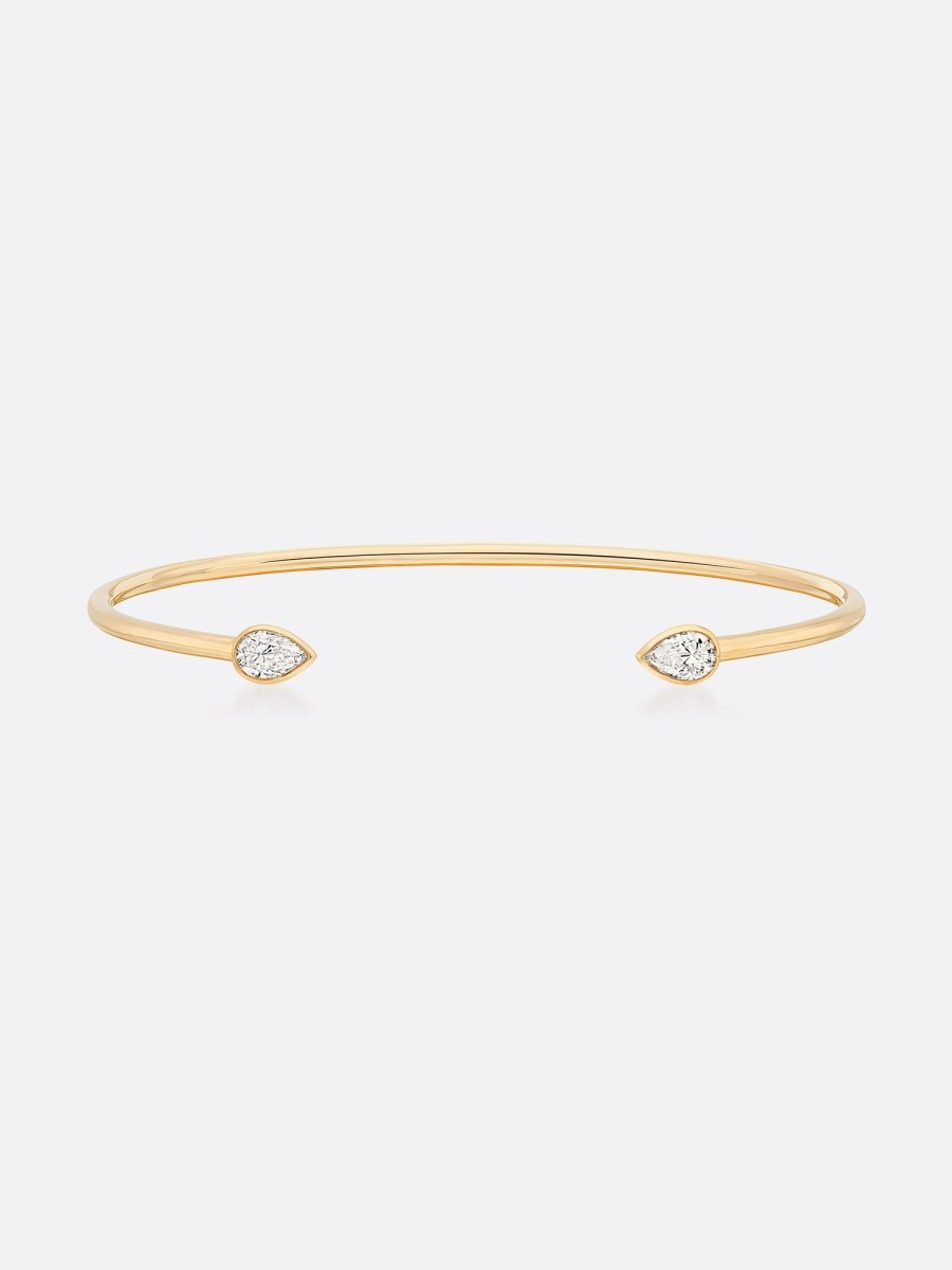 Romance Pear Diamond Droplet Bracelet