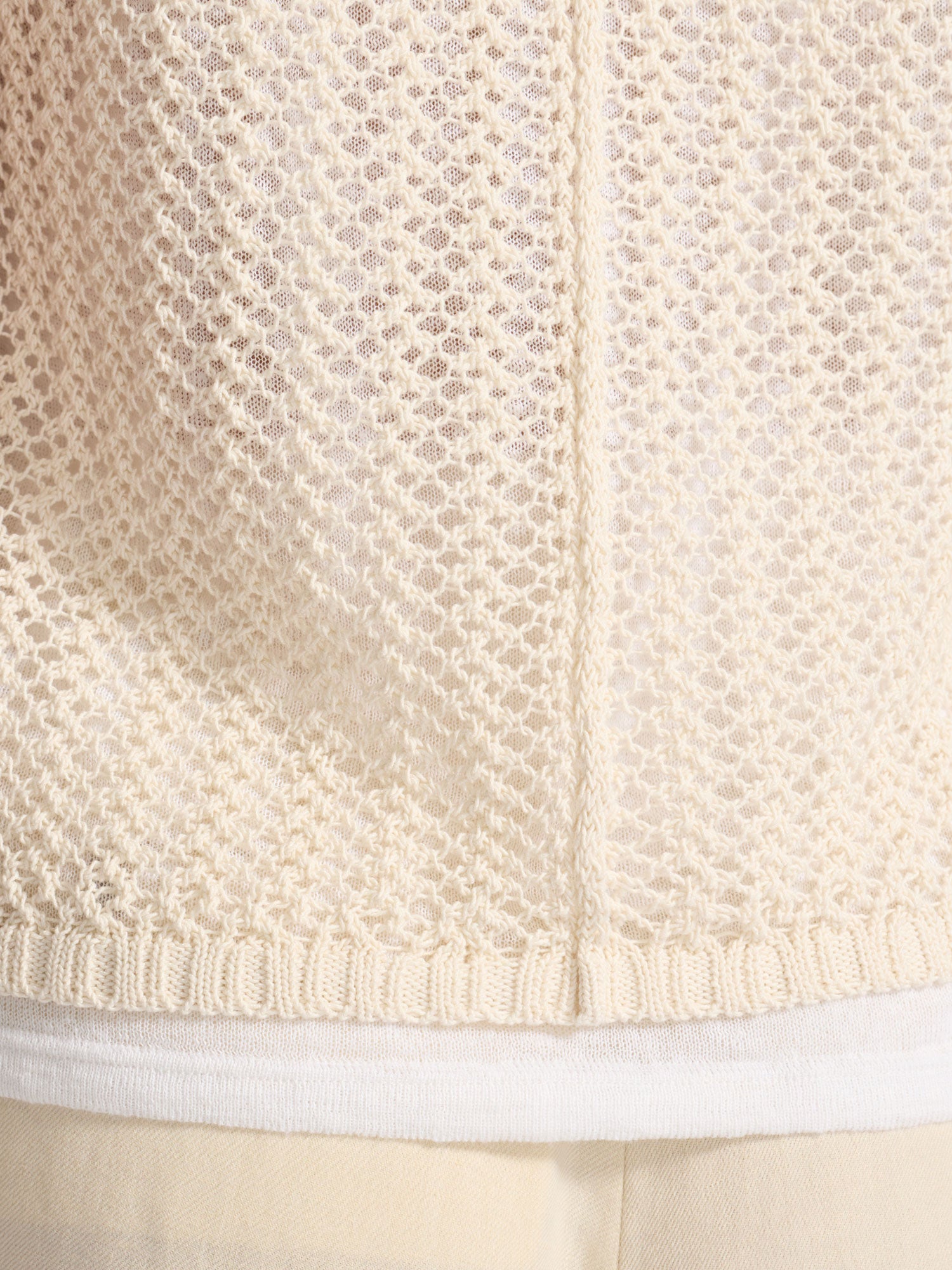 White Sabine Layered Tank Ivory | Brochu Walker