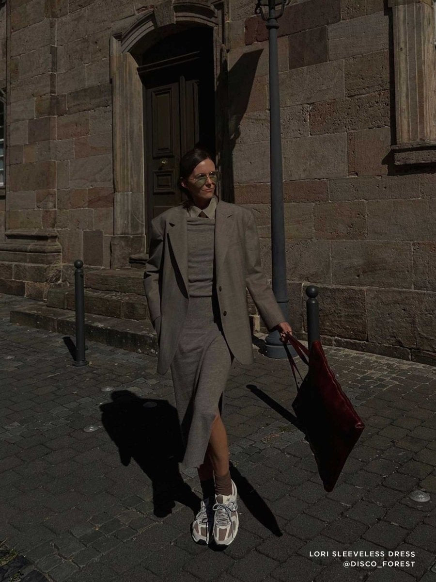 The Lori Sleeveless Cashmere Dress