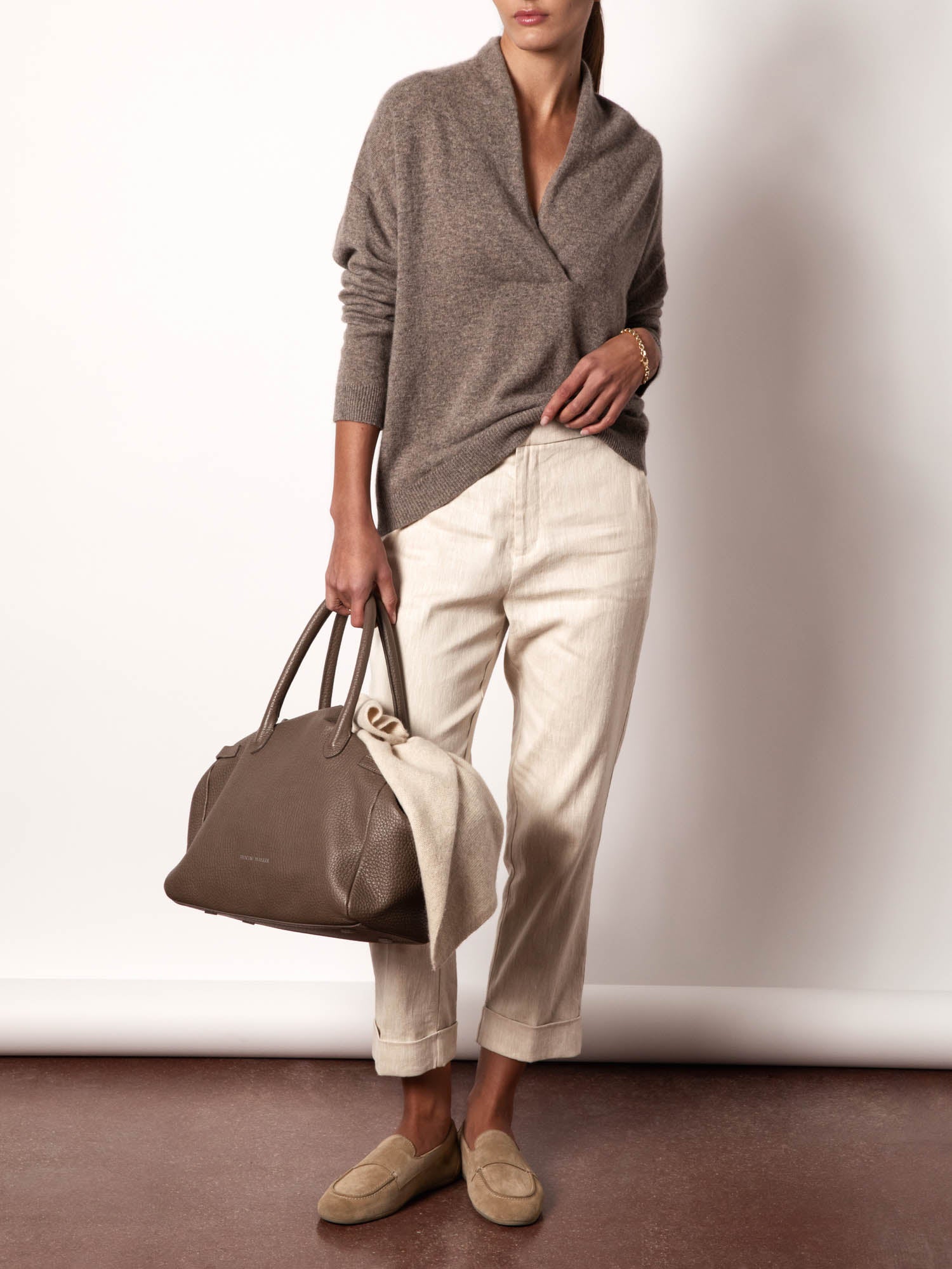 Flax Wide Leg Pant Faux Leather | Brochu Walker