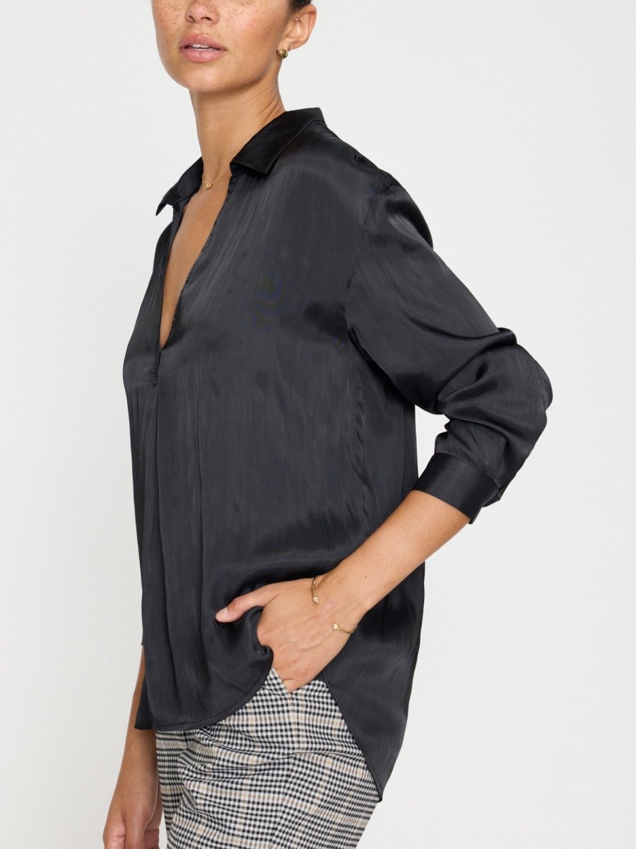 Women's Hailee Blouse in Black Onyx | Brochu Walker