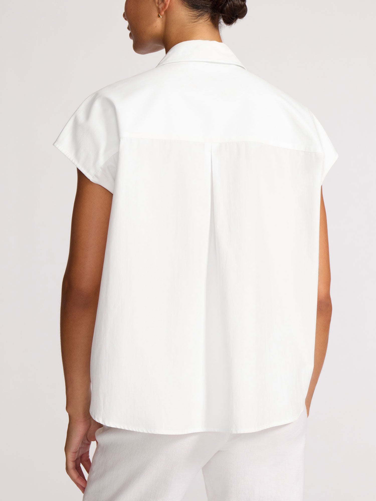 Women's St Tropez Shirt in Salt White | Brochu Walker