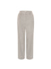 Light beige wide-leg cropped trousers shown flat against a white background.