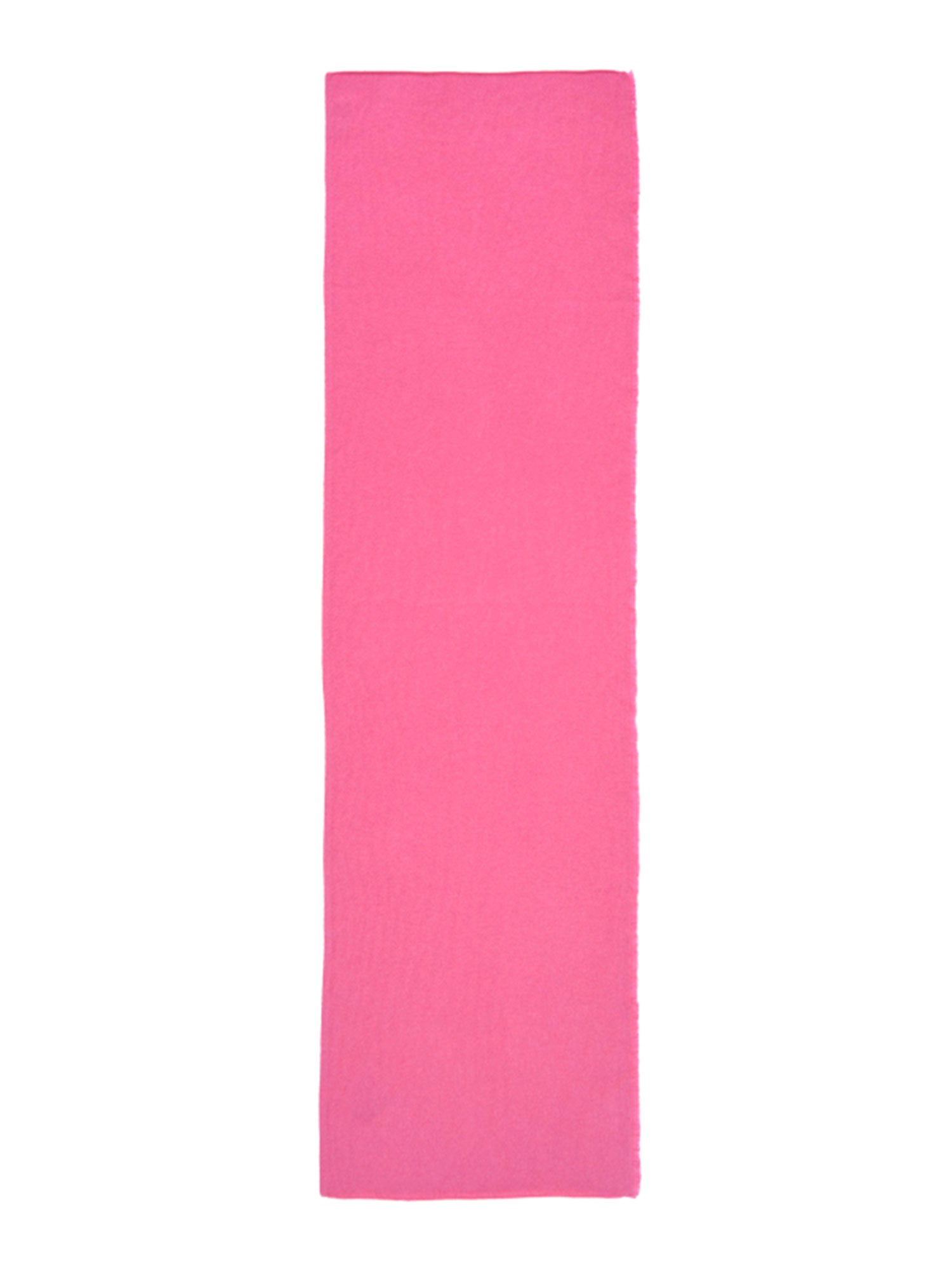 Cashmere fringe pink wrap flat view