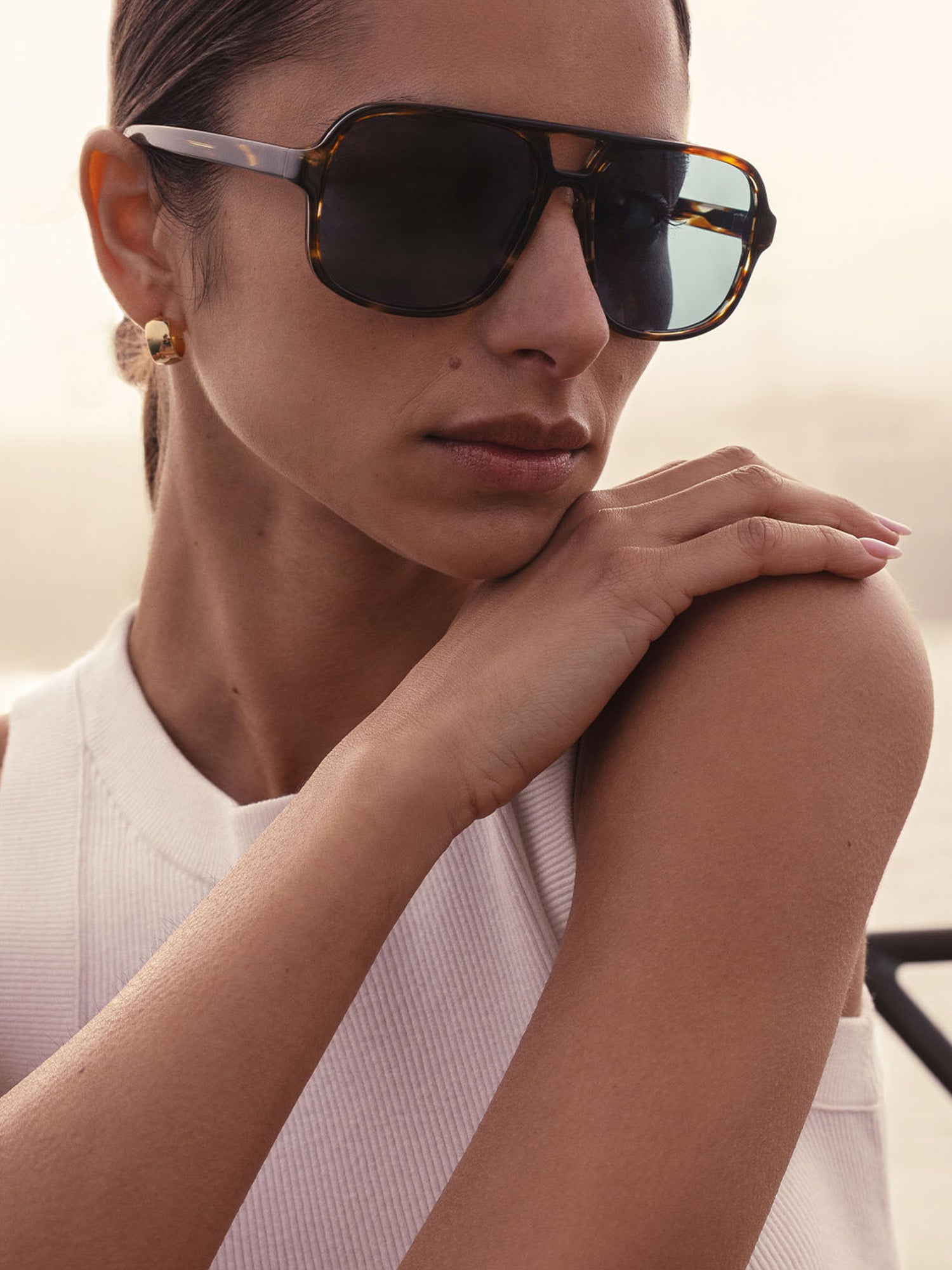 Women's Cassis Sunglasses in Dark Tortoise | Brochu Walker