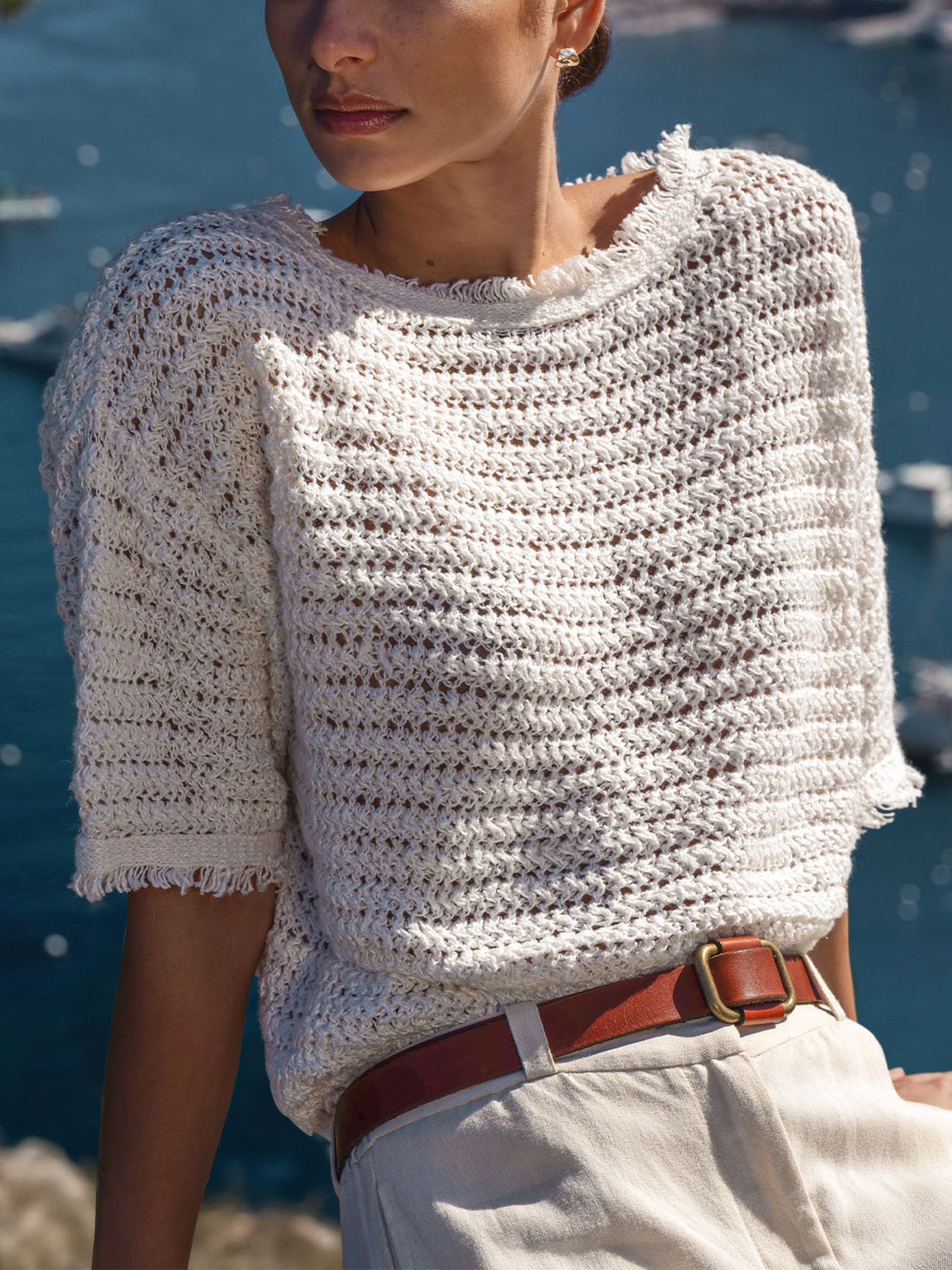 The Simi Fringe Pullover