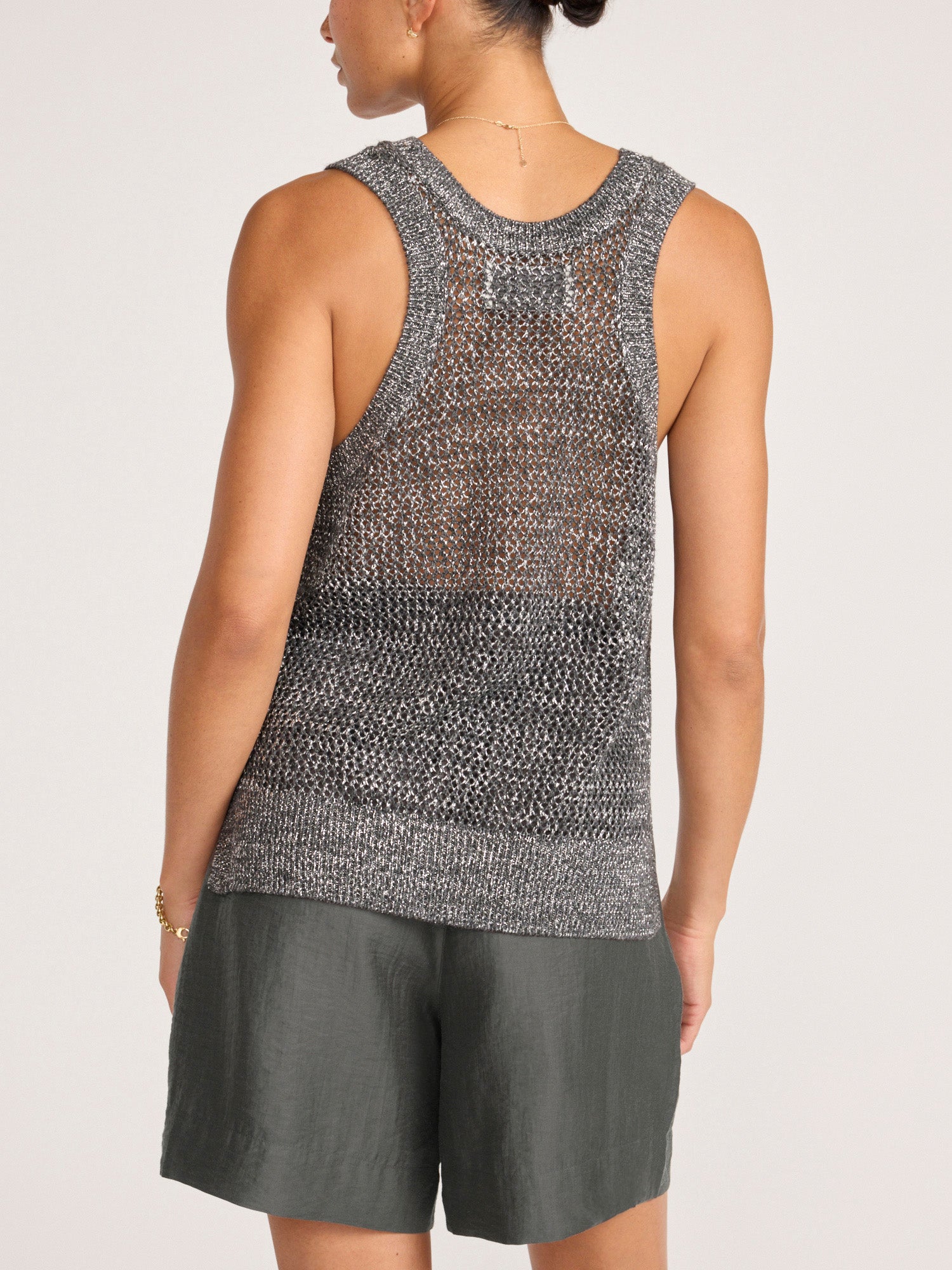 Women's Via Tank in Graphite Metallic | Brochu Walker