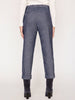 Westport indigo cropped pant back view