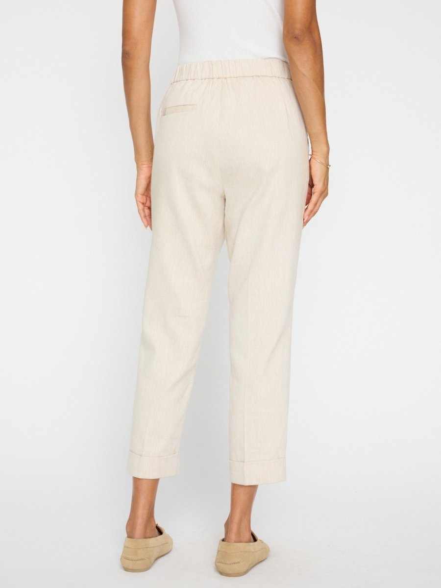 Flax Wide Leg Pant Faux Leather | Brochu Walker