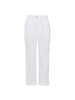 Westport white cropped pant flat view