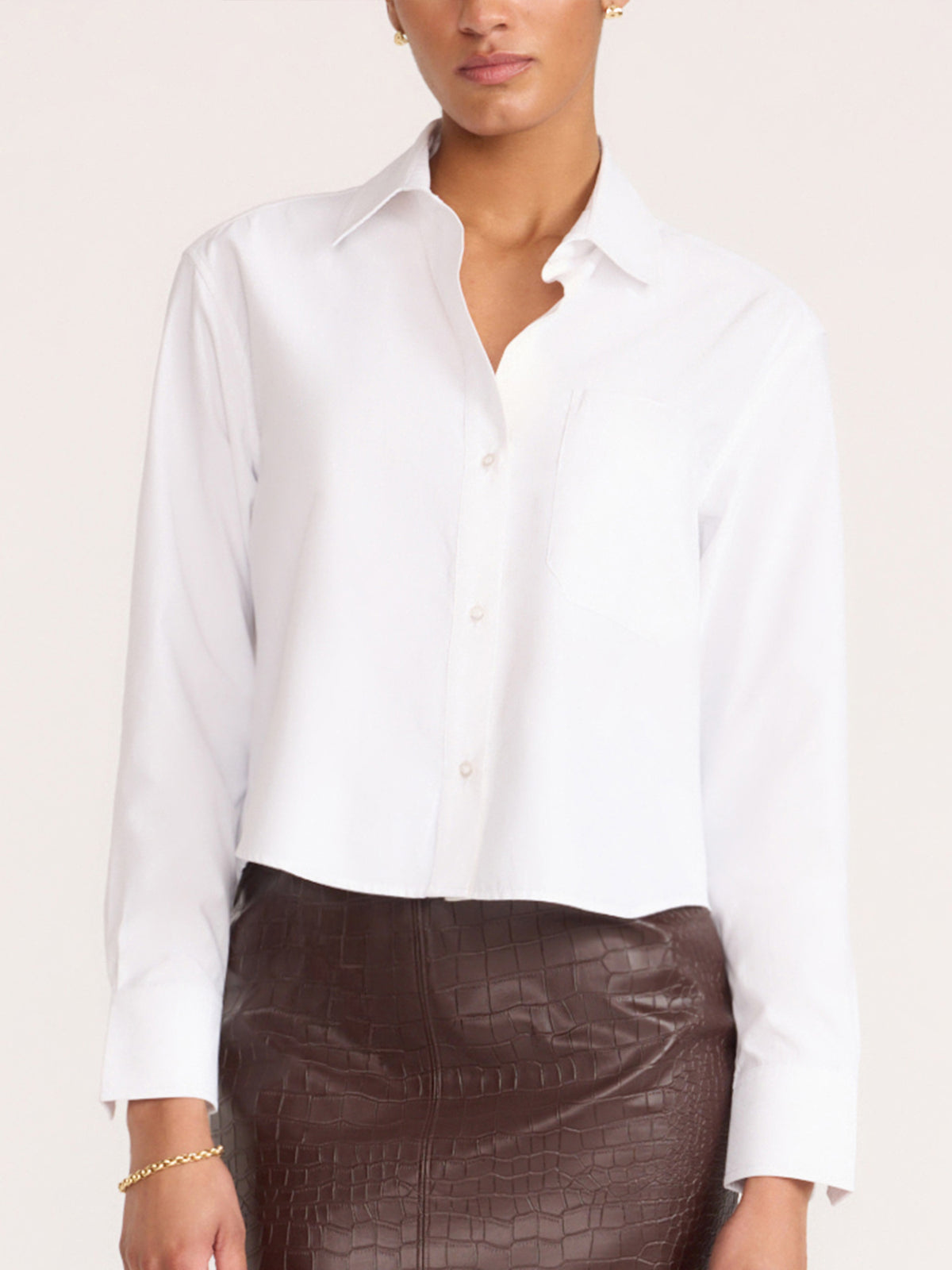 The Everyday Cropped Shirt