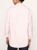 Everyday button up light pink shirt back view