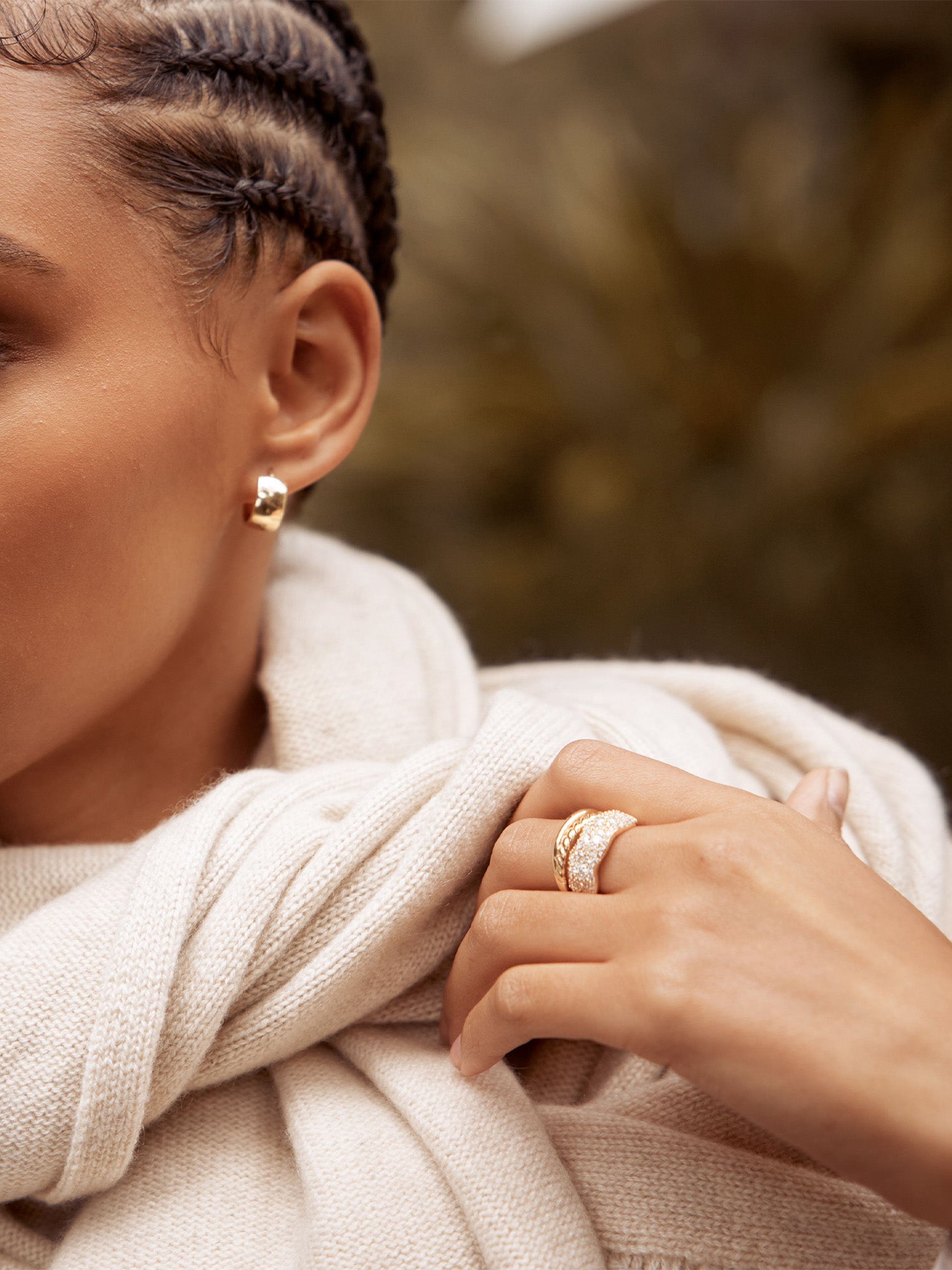 Icons Yellow Gold Duet Ring