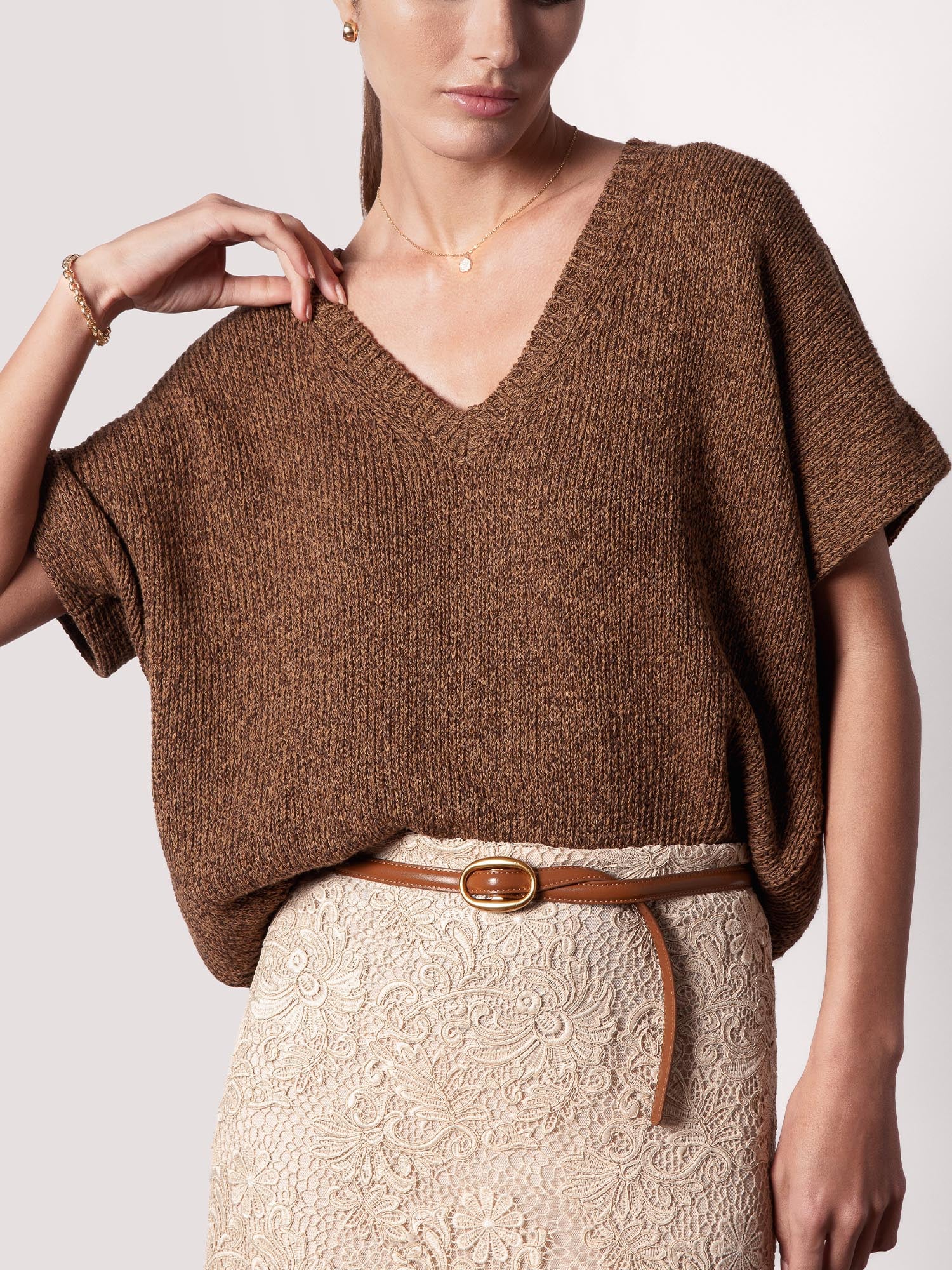 Marl Gaia Marled Tee Terra | Brochu Walker