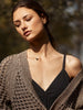 Golden Waves Molten Pendant Necklace