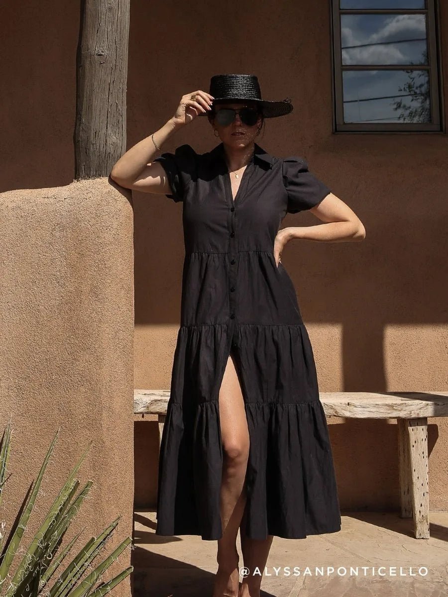 Brochu Walker Havana Dress in Washed Black, S