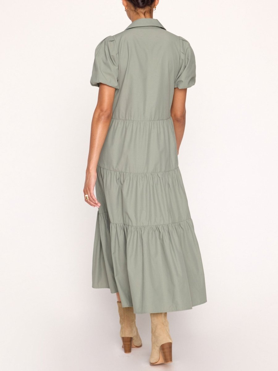 agave green dress Women's Havana in Size:45 (US 14) plus size sweater Machine wash cold Red Ruffle Chiffon Maxi
