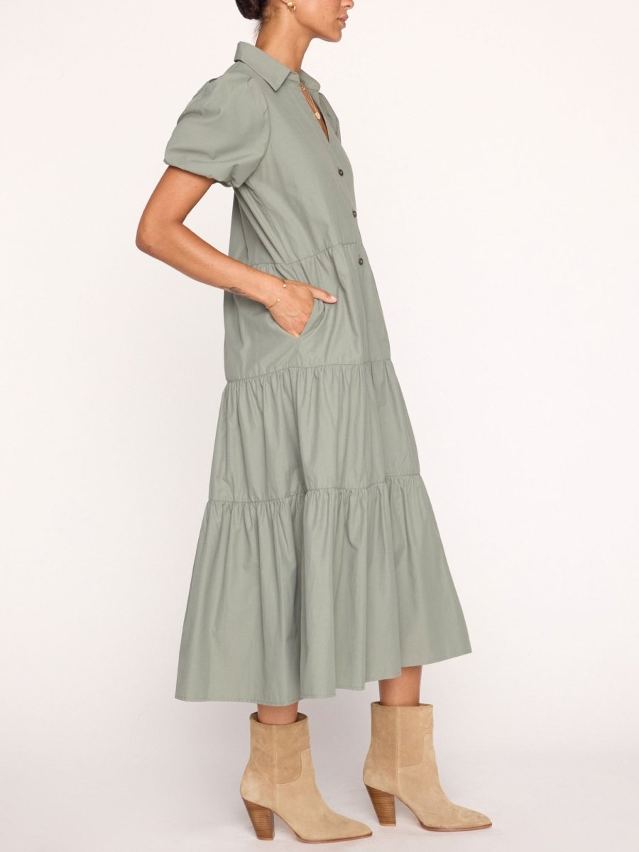 Brochu Walker Havana Dress in Agave, L Brochu Walker Havana Dress in Agave, L