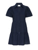 Havana navy mini dress flat view