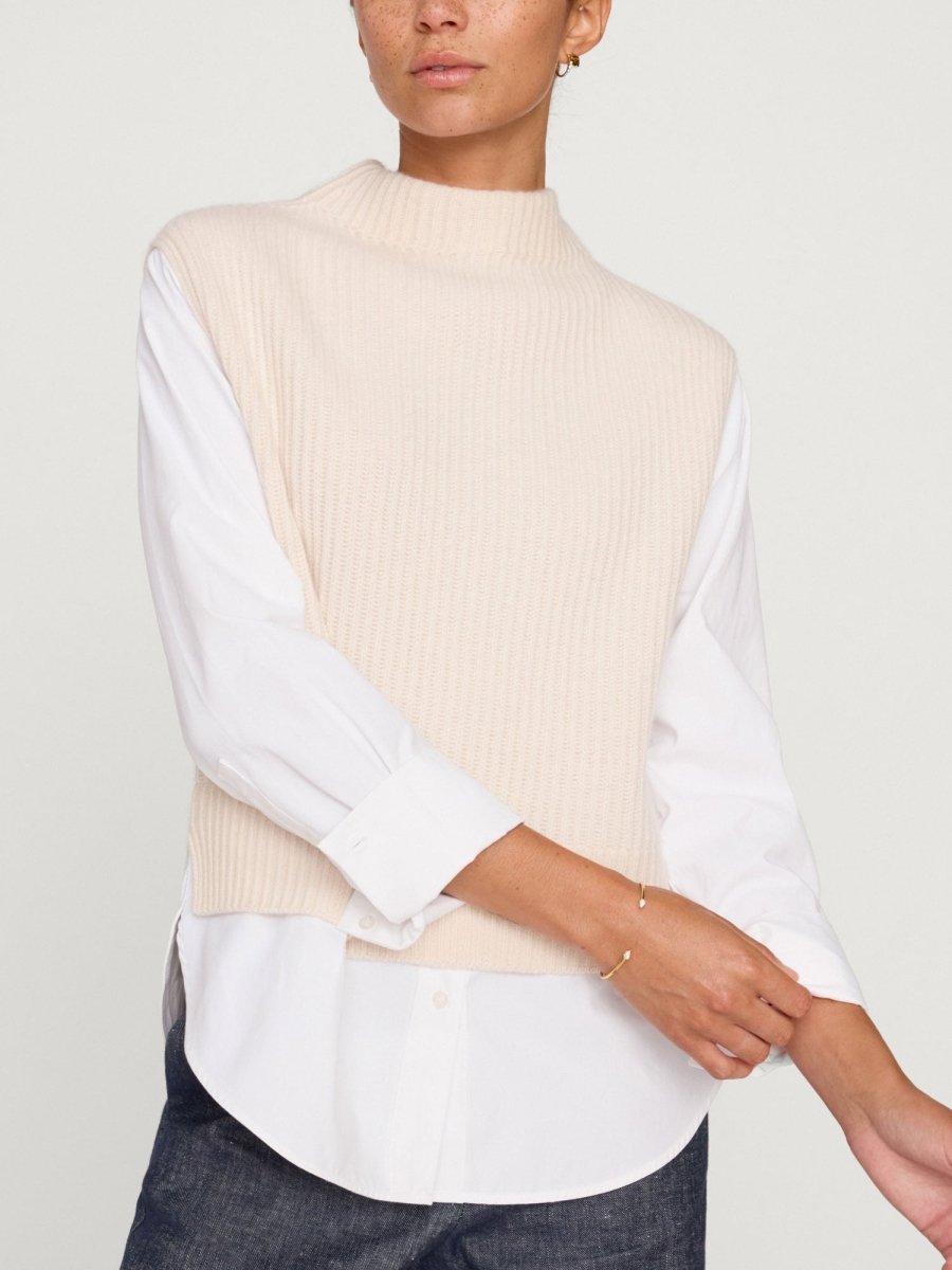 ジャケット・アウター THINK FUR Boa Layered Like Vest THINK FUR Boa Layered Like Vest - ジャケット・アウター