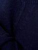 Looker navy stripe layered v-neck sweater close up 2
