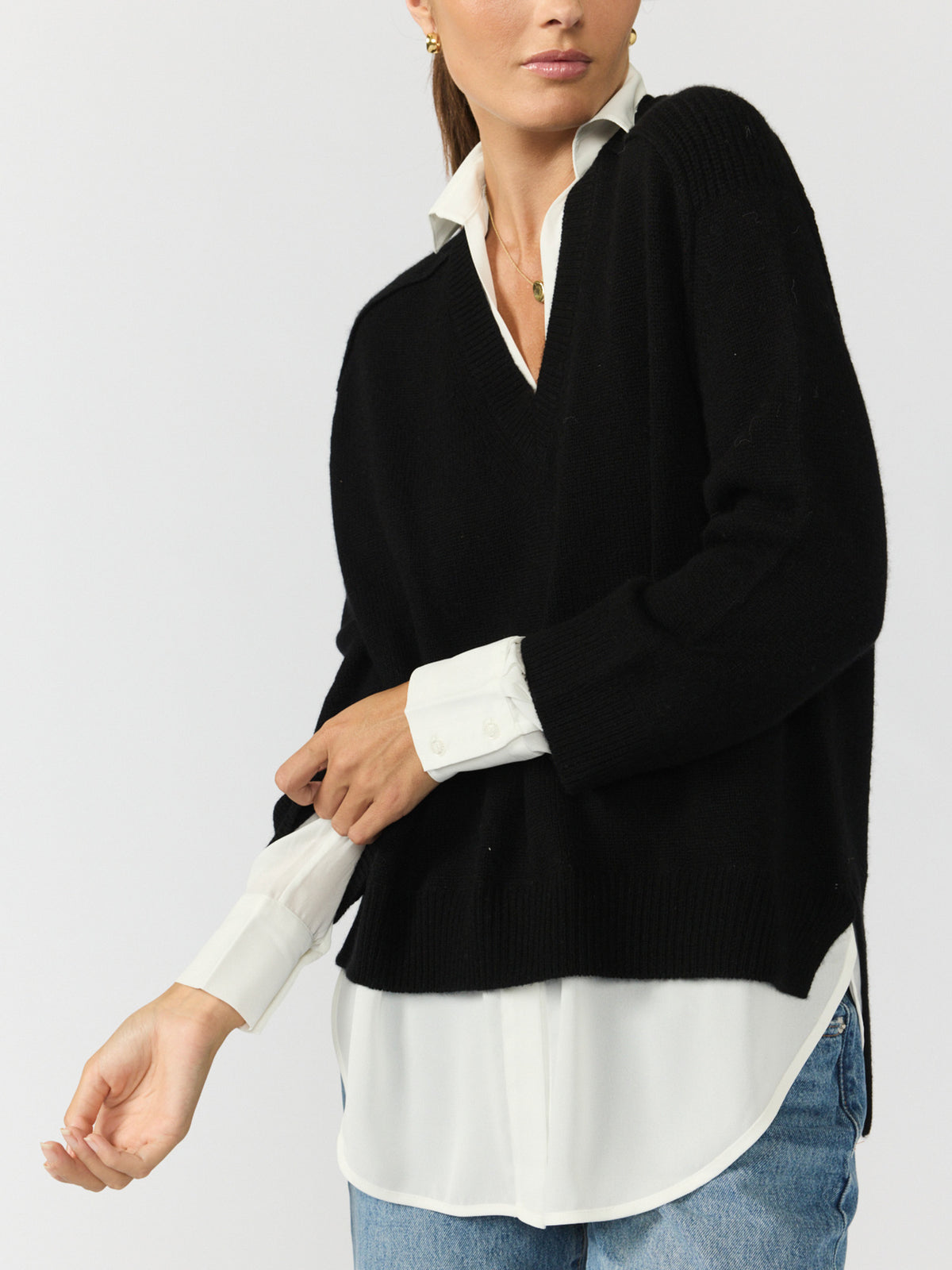 The Looker Layered V-Neck, image 1 of 7