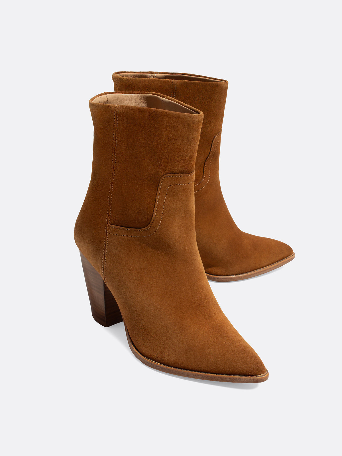 The Marfa Suede Ankle Boot in Whiskey