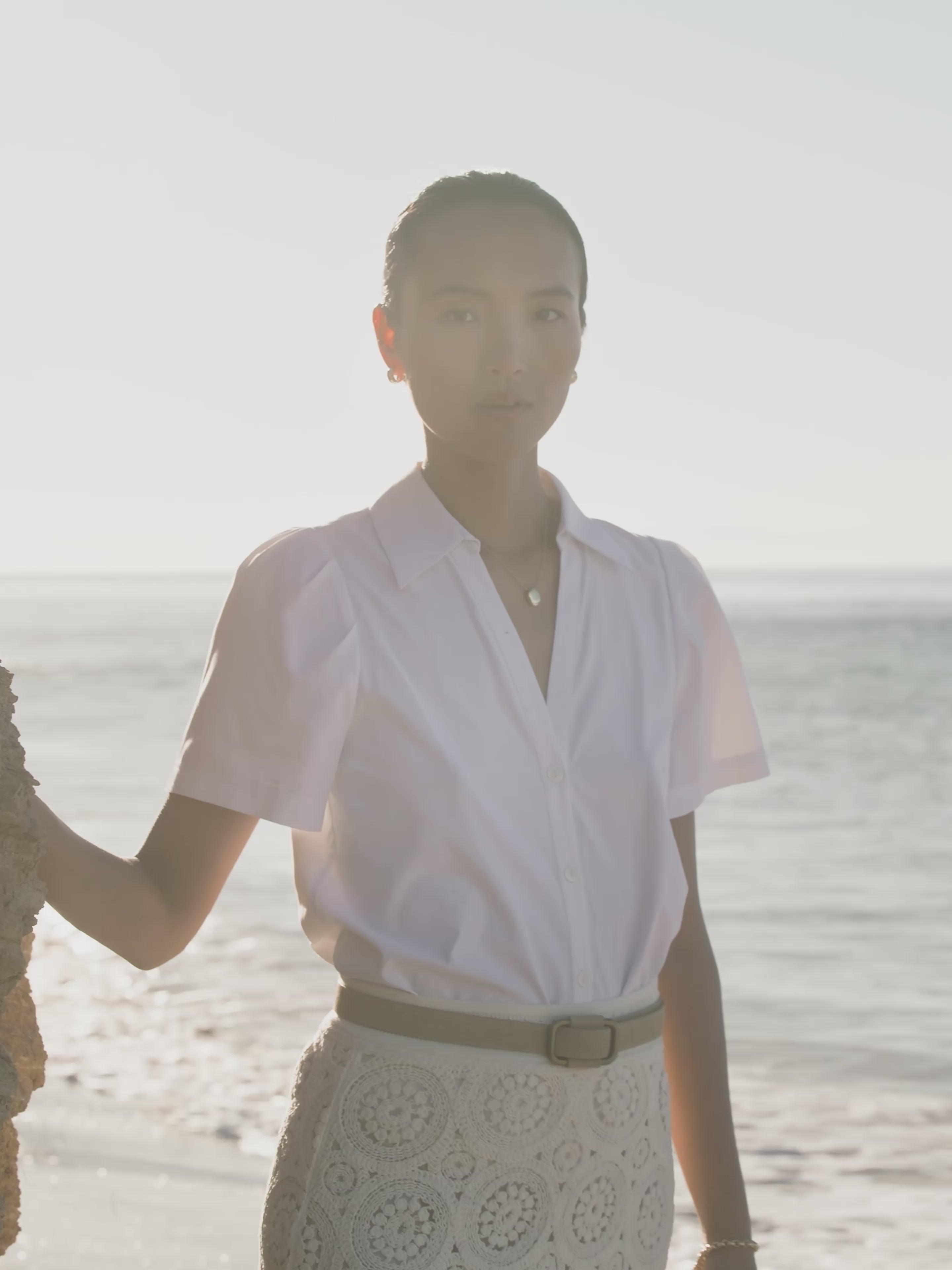 Women's Alina Top in Salt White | Brochu Walker