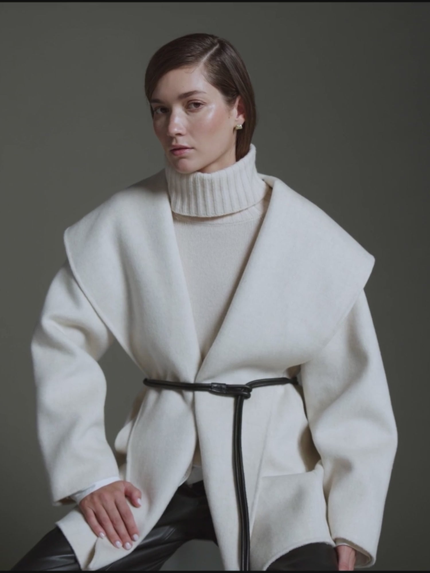 Cashew Coat Cashmere Shacket | Brochu Walker