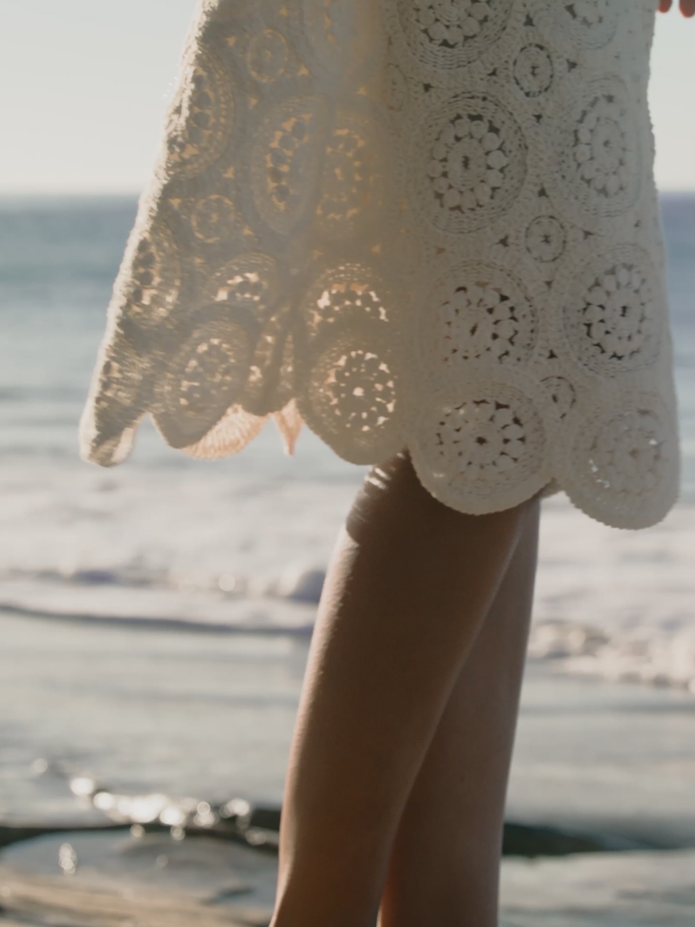 Designer Luxury Ivory Skirt Fawn | Brochu Walker