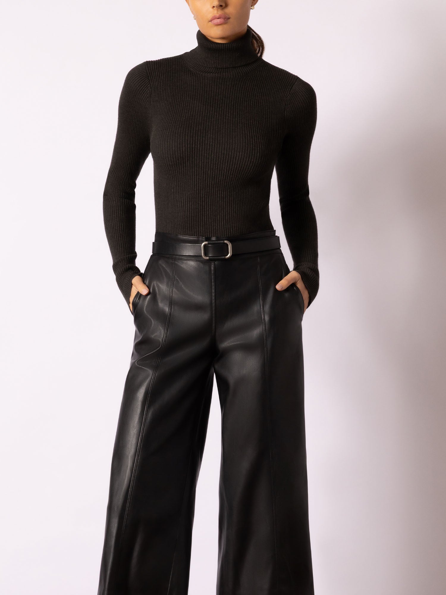 Women's Saddle Belt in Black Onyx