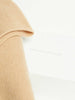 Cashmere tan neck square close up