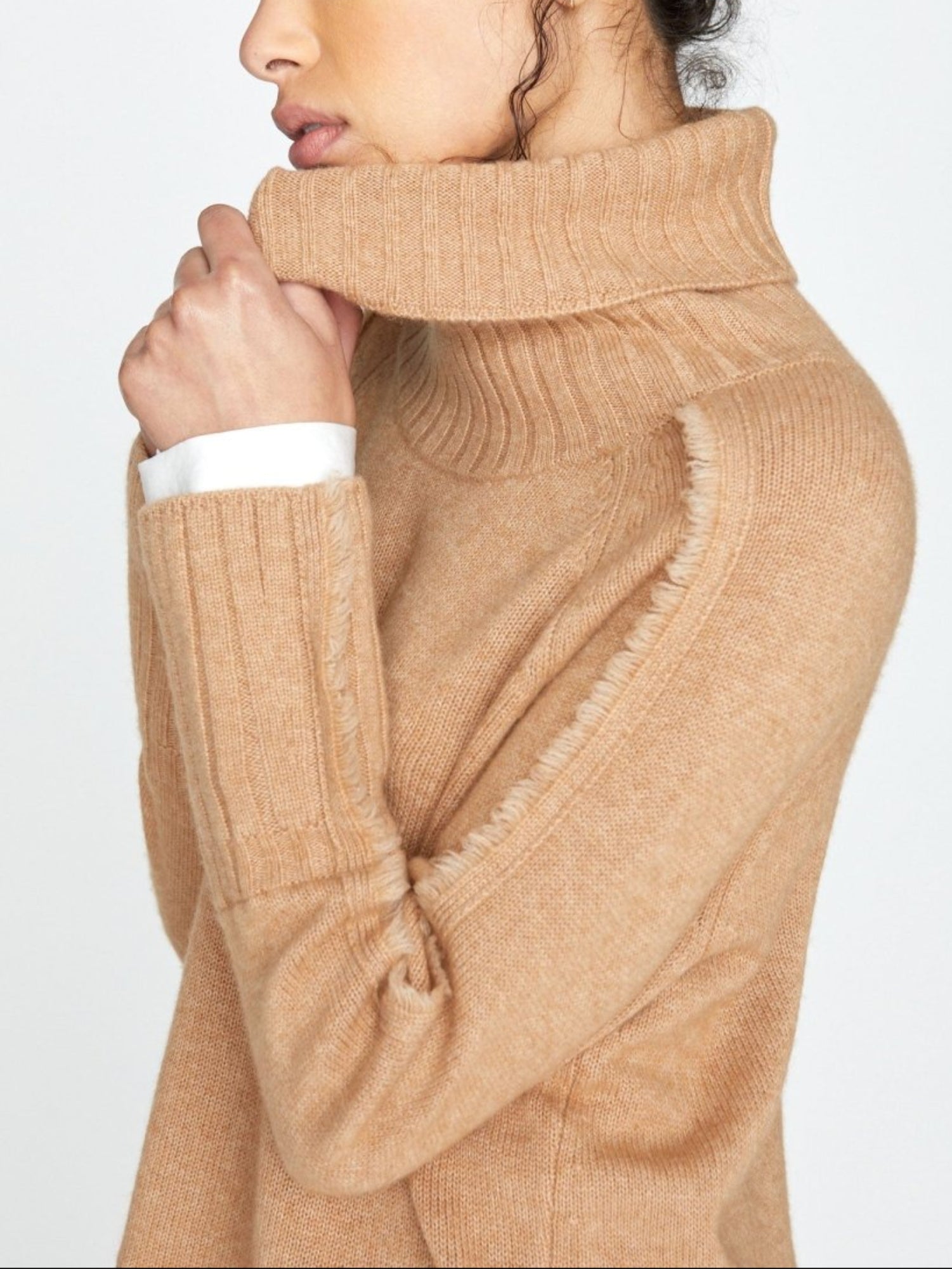 Women's Jolie Fringe Layered Looker, Camel