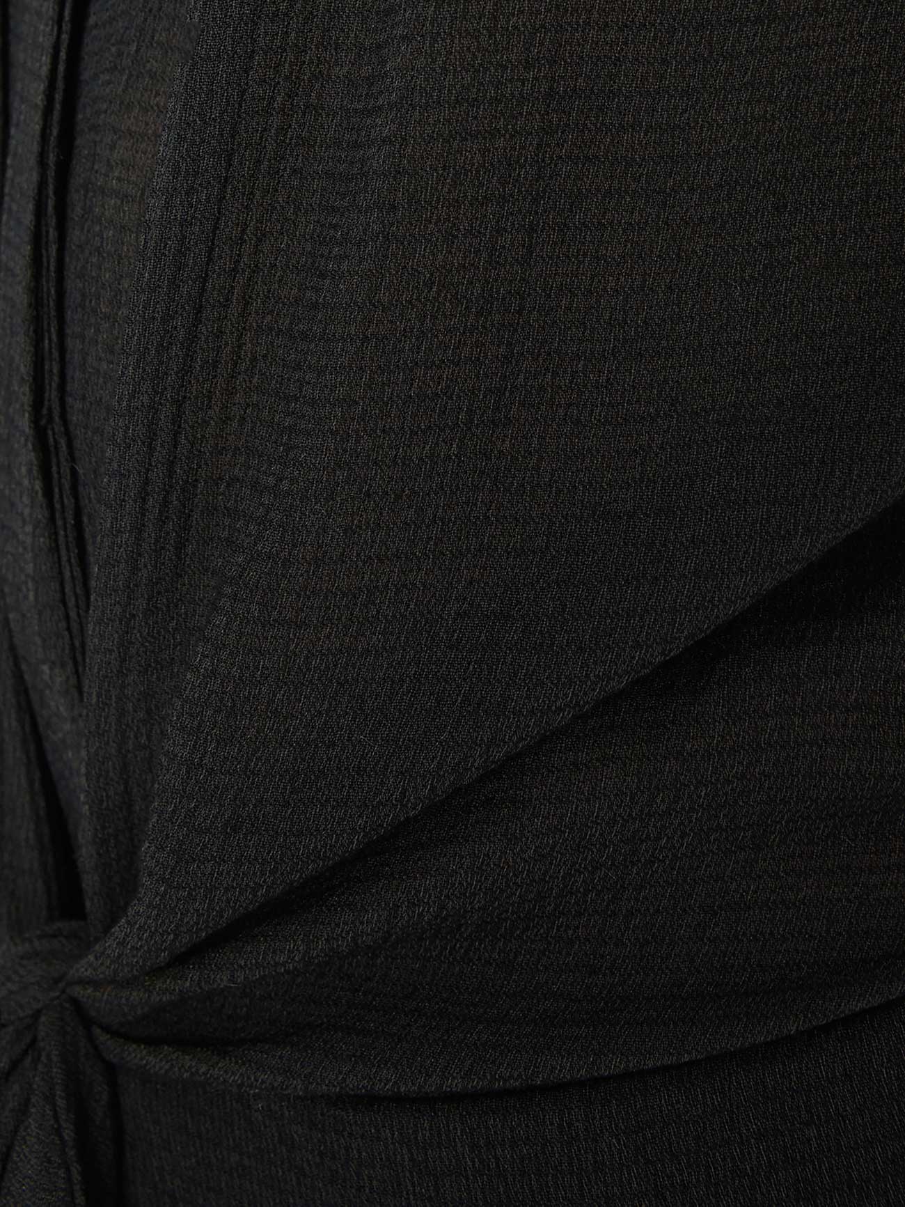Madsen maxi sleeveless black dress close up 2