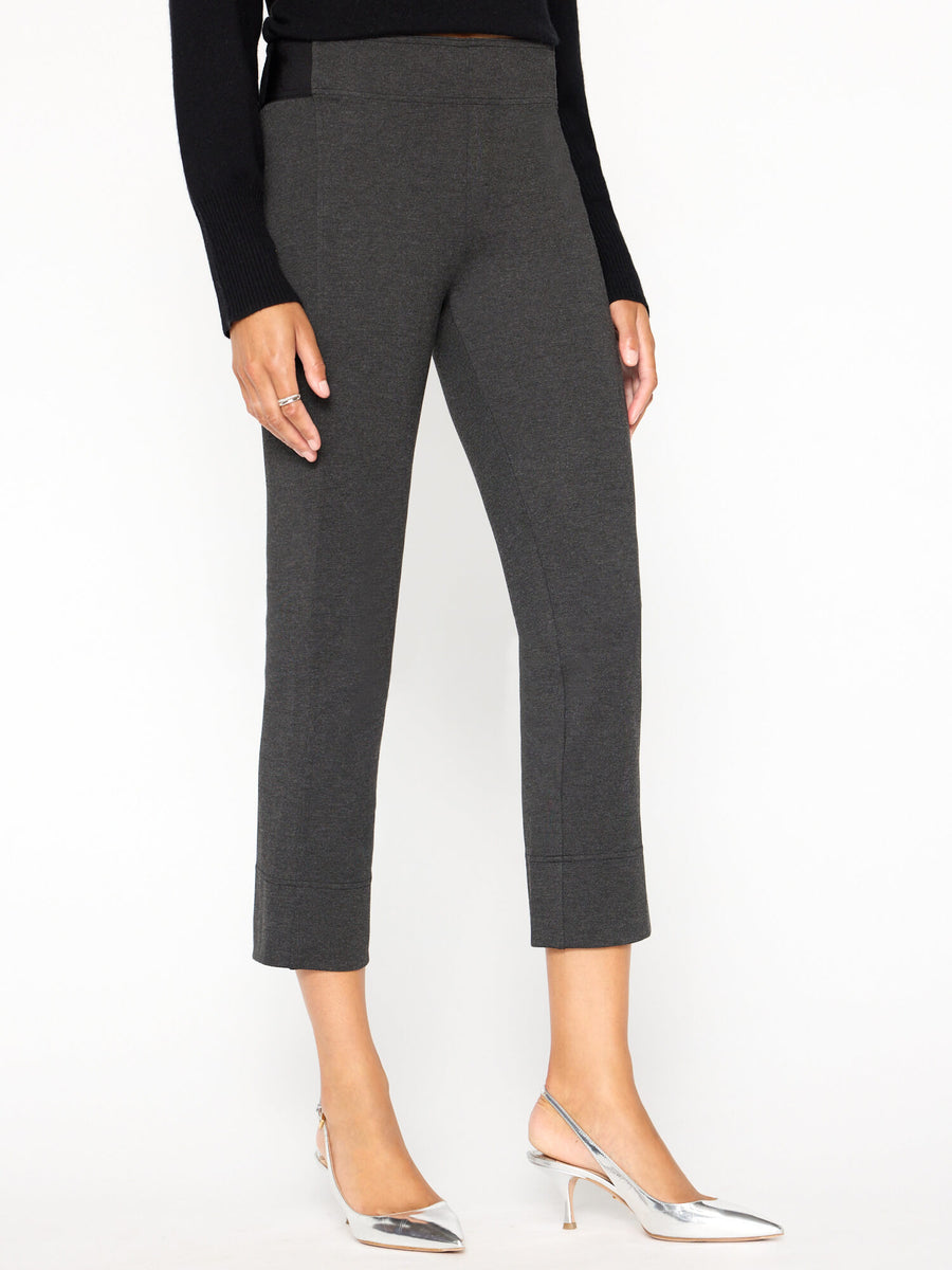 Daria grey cropped pant front view 2