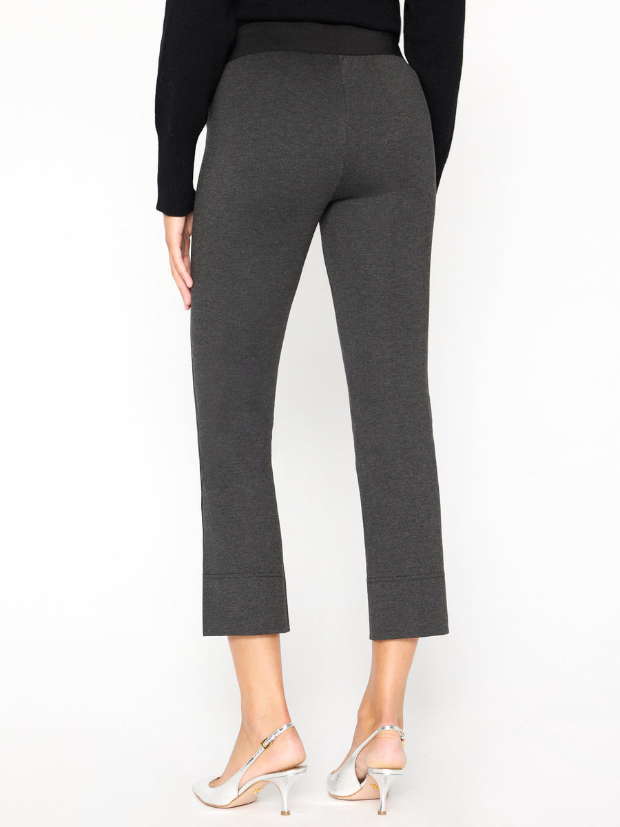 Daria grey cropped pant back view