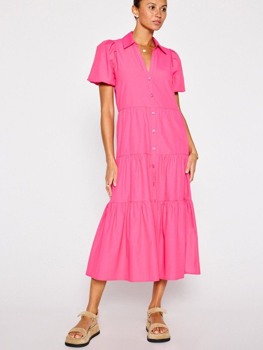 Luxury Pink Havana Dress Hot