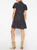 Havana tiered mini dress black back view