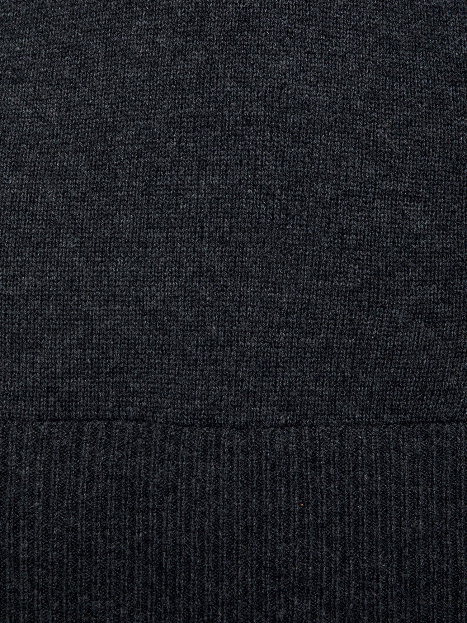 Looker layered v-neck grey and black mini sweater dress close up