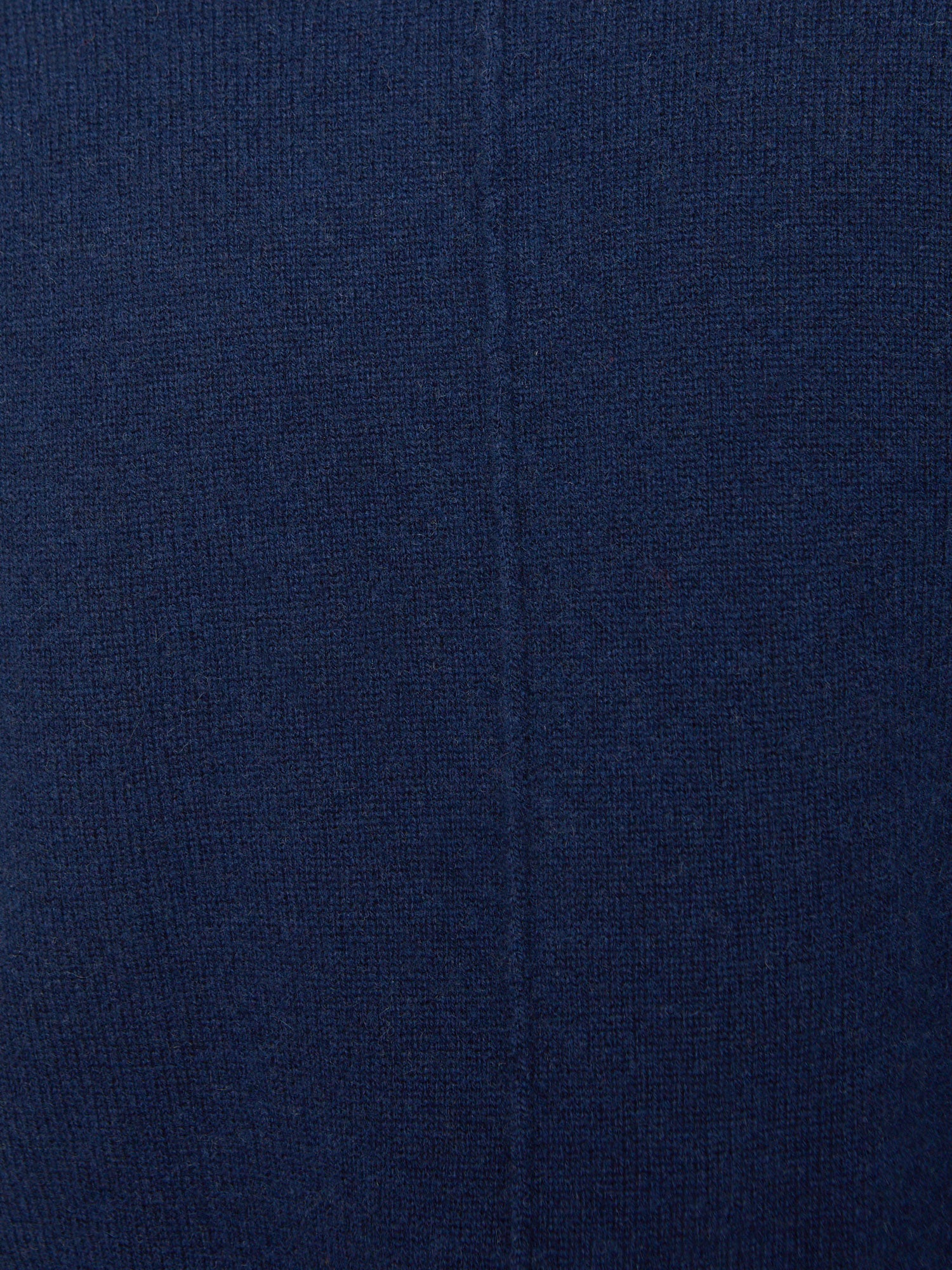 Phinneas cashmere v-neck navy wrap sweater close up