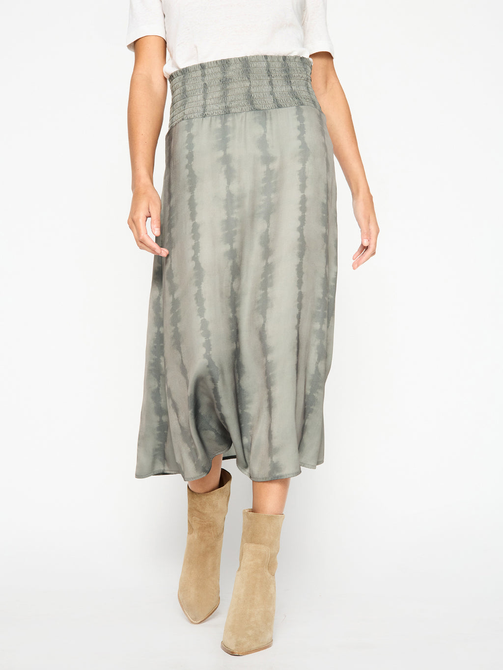 Women's Leda Printed Smocked Skirt In Canopy Combo