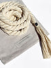 Rope natural cotton belt coiled 2