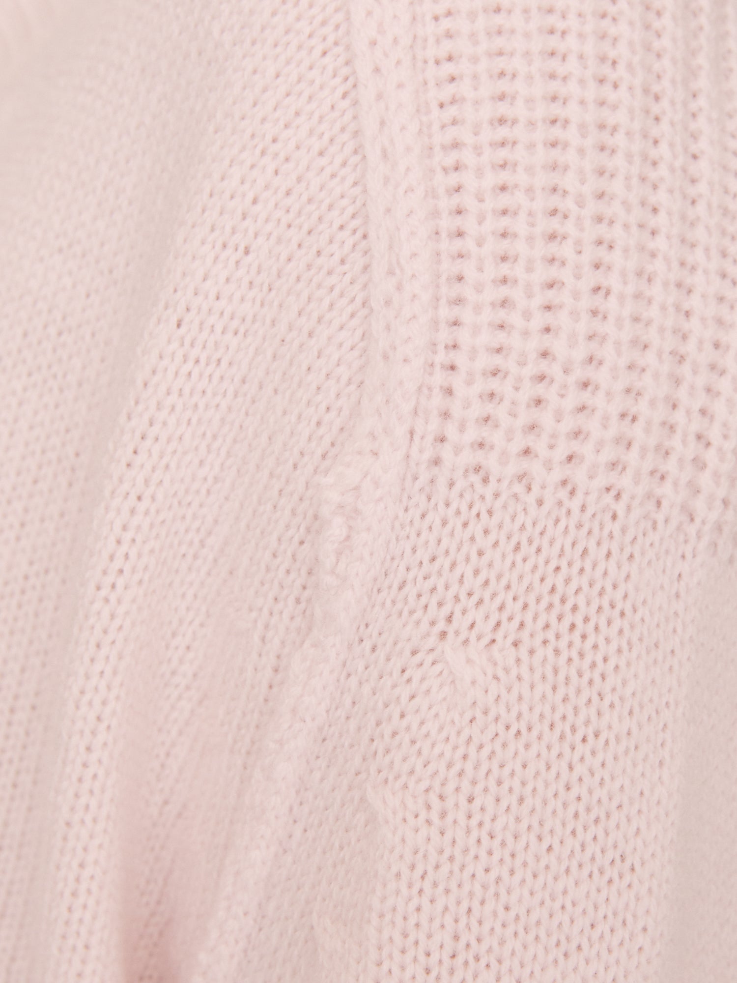 Looker pink layered v-neck sweater close up